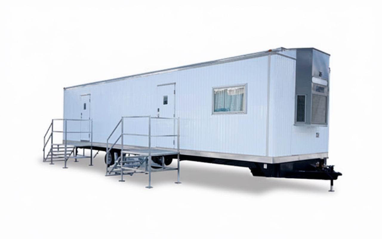 our office trailers are equipped with various security features for peace of mind